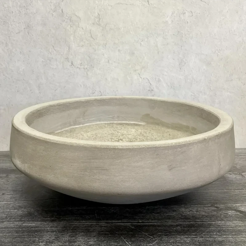 concrete bowl for planting
